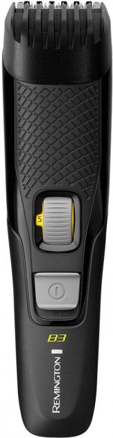 Триммер Remington Style Series для бороды и усов, АААх2, роторный мотор, чехол, сталь, черный