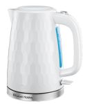 Электрочайник Russell Hobbs Honeycomb 1.7л, пластик, белый