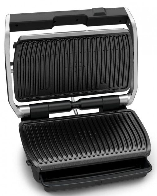 Гриль Tefal прижимний OptiGrill Elite XL 2200Вт, темп. режимів-16, з`ємні пластини, метал