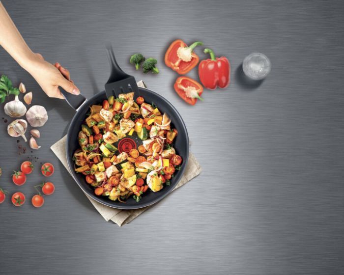 Сковорода Tefal XL Intense 26см, алюминий, черный