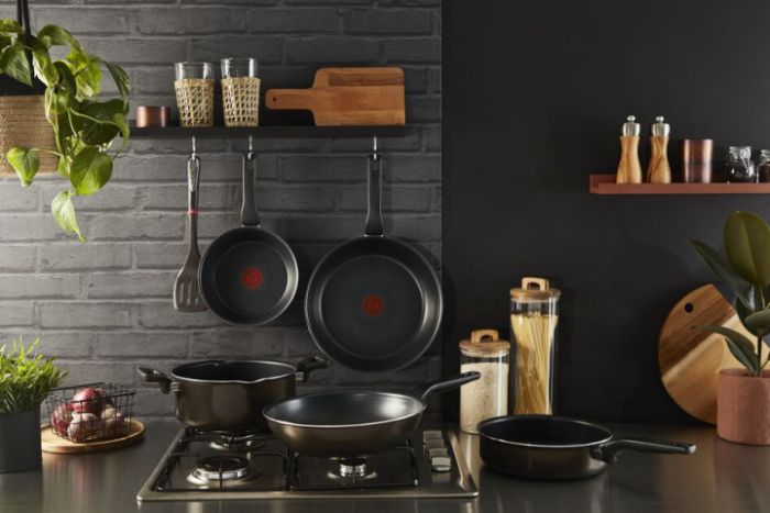 Сковорода Tefal XL Intense 26см, алюминий, черный