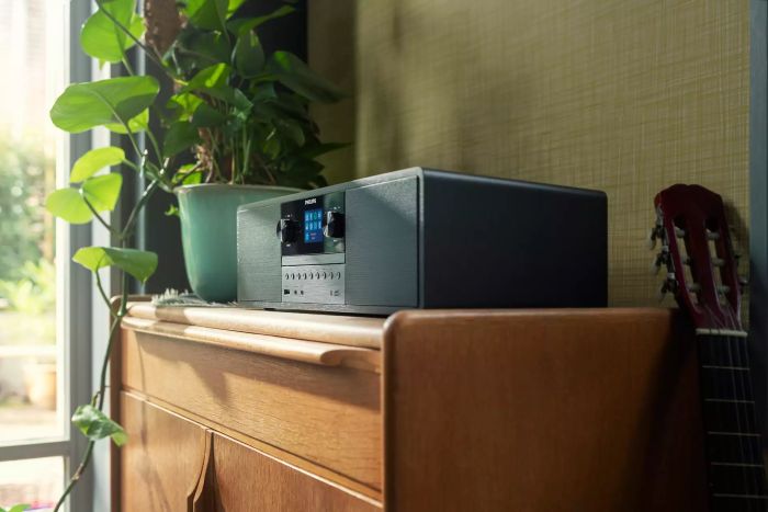 Микросистема Philips TAM6805 2.0, 50Вт, Spotify, LCD 2.4", FM/DAB+, MP3-CD, USB, Wireless