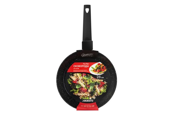 Сковорода Ardesto Gemini Gourmet Spoleto, 28см, алюміній, чорний