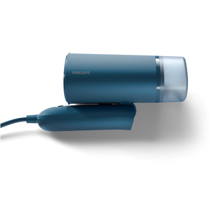 Відпарювач Philips компактний 3000 Series, 1000Вт, 100мл, постійна пара - 20гр, складана ручка, синій