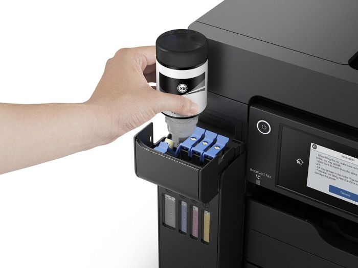 МФУ ink color A3 Epson EcoTank L15150 32_22 ppm Fax DADF Duplex USB Ethernet Wi-Fi 4 inks Pigment