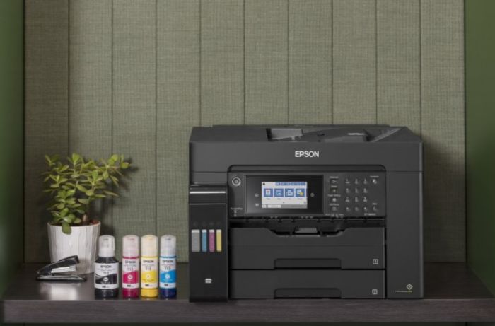 МФУ ink color A3 Epson EcoTank L15150 32_22 ppm Fax DADF Duplex USB Ethernet Wi-Fi 4 inks Pigment