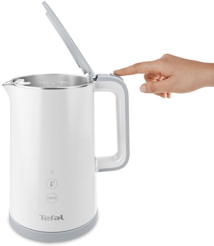 Электрочайник Tefal Sense kettle 1.7л, Strix, с двойными стенками, 5 темп.реж, черный