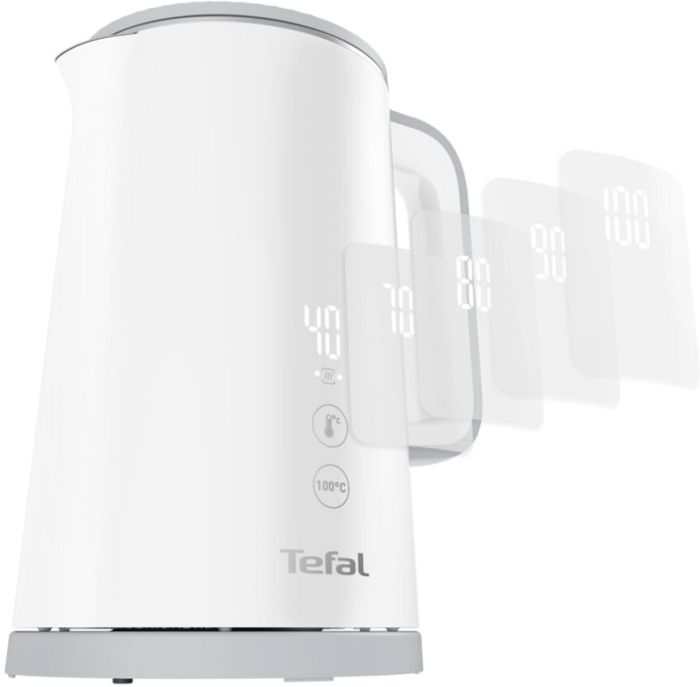 Электрочайник Tefal Sense kettle 1.7л, Strix, с двойными стенками, 5 темп.реж, черный