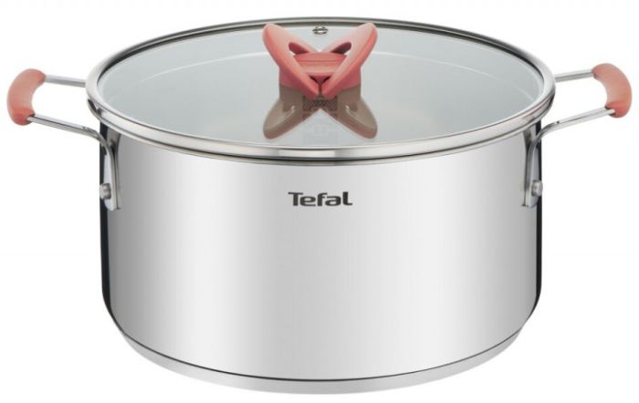 Набір посуду Tefal Opti Space, 6предметів, нержавіюча сталь, силікон, скло