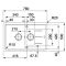 Мойка кухонная Franke Basis, фрагранит, прямоуг., с крылом, 780х500х200мм, чаша- 1.5, накладная, BFG 651-78, серый камень