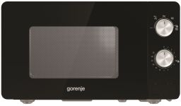 Мікрохвильова піч Gorenje, 20л, мех. керув., 800Вт, чорний