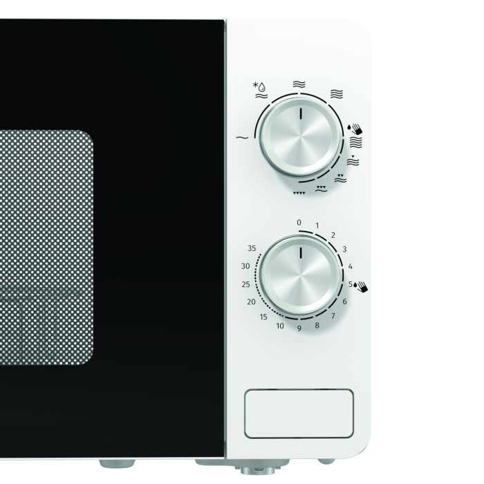 Мікрохвильова піч Gorenje, 20л, мех. управл., 800Вт, гриль, білий