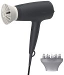 Фен Philips 3000 Series, 1600Вт, 3 режими, хол.обдув, дифузор, чорний