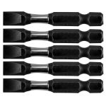 Біти Neo Tools, набір 5шт, 1/4", ударні, SL8х50мм, сталь S2