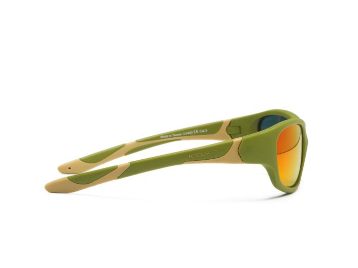 Детские солнцезащитные очки Koolsun Sport, 6-12р, хаки