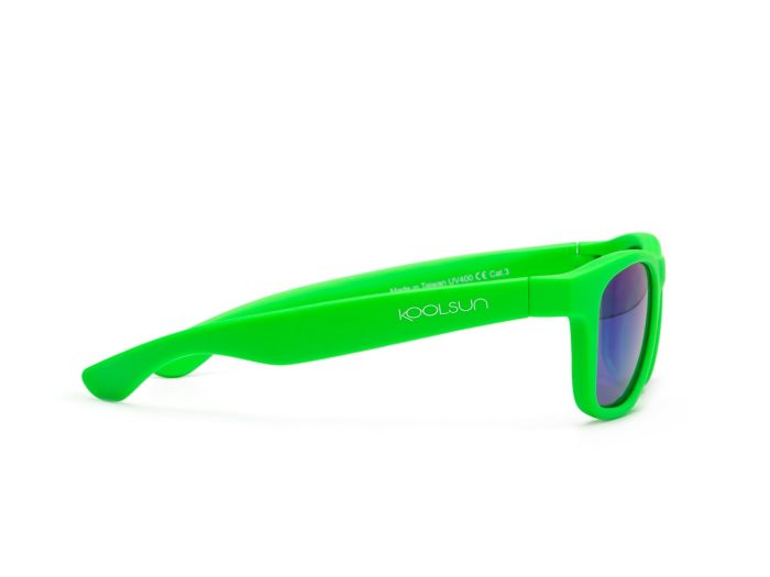 Дитячі сонцезахисні окуляри Koolsun Wave, 1-5р, неоново-зелений