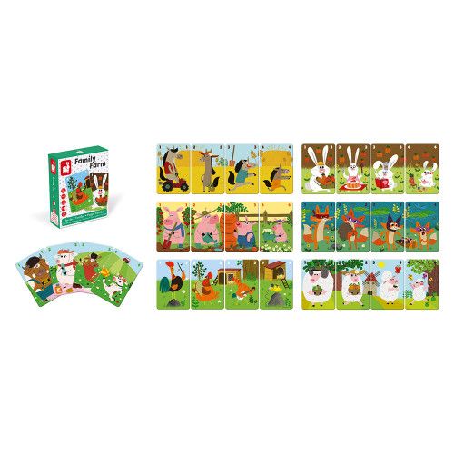 Настольная игра Janod Happy Families Ферма