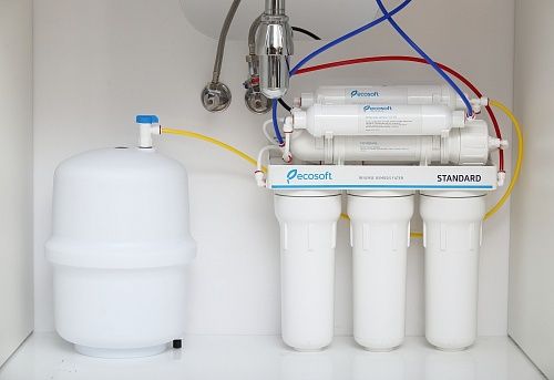 Фільтр зворотного осмосу Ecosoft Standard 6-50M з мінералізатором, мембрана 50gpd, кран капля