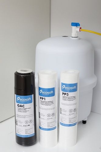 Фільтр зворотного осмосу Ecosoft Standard 6-50M з мінералізатором, мембрана 50gpd, кран капля