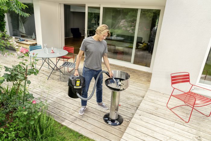 Пилосос для збору золи акумуляторний Karcher AD 2 Battery 18В контейнер 14л 3.9кг без АКБ та ЗП
