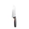 Кухонный нож кухонный Santoku Fiskars Functional Form, 16см, нержавеющая сталь, пластик, черный