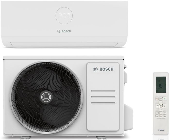 Кондиционер Bosch Climate 3000i 35м2 инвертор 12000BTU 3.6кВт A++/A+ -15°С Wi-Fi-ready R32 белый