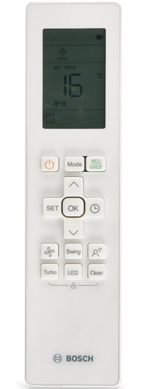 Кондиционер Bosch Climate 3000i 70м2 инвертор 24000BTU 7.0кВт A++/A+ -15°С Wi-Fi-ready R32 белый