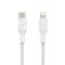 Кабель USB-C > Lightning зарядки/синхронизации Belkin 2м, 30Вт, Type-C, витой, белый