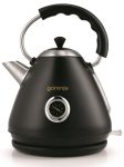 Электрочайник Gorenje 1.7л, пластик, черный