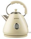 Электрочайник Gorenje 1.7л, пластик, бежевый