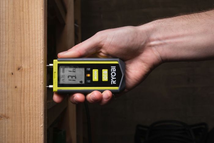 Влагомер Ryobi RBPINMM1 древесина/штукатурка/бетон ±2% 0.1кг