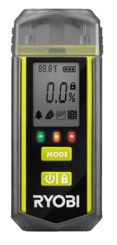 Влагомер Ryobi RBPINMM1 древесина/штукатурка/бетон ±2% 0.1кг