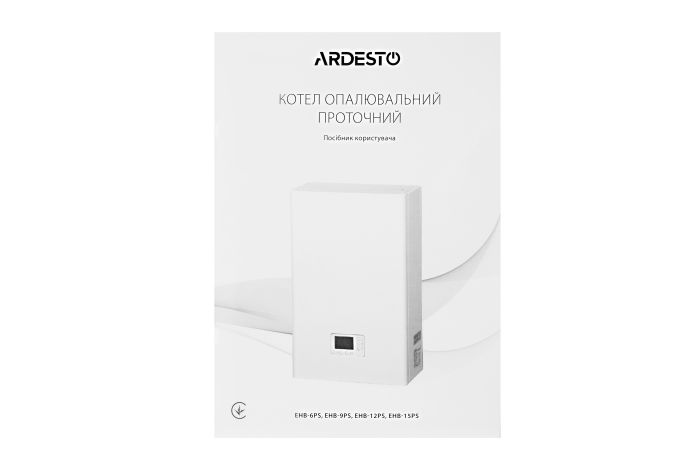 Котел електро Ardesto 12кВт 380V одноконтурний з насосом програмований