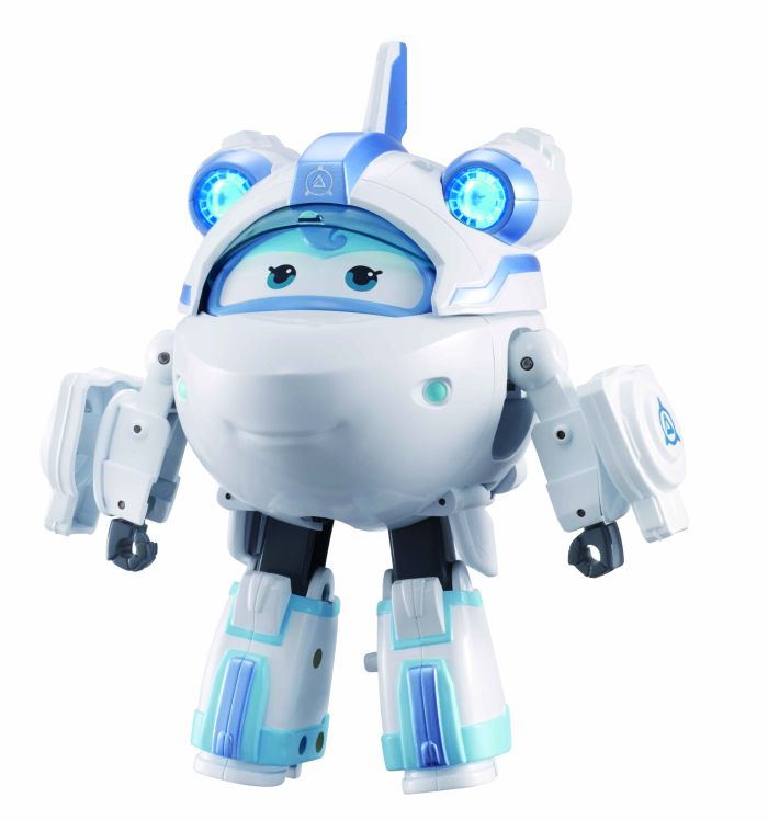 Игровая фигурка-трансформер Super Wings Deluxe Transforming-Supercharged Астра (Astra), свет, звук