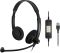 Гарнітура комп'ютерна стерео On-Ear EPOS IMPACT SC 60 USB ML, USB, односпрямований, сертифікат Microsoft Teams, 2.1м, Чорний