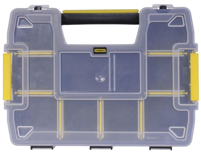 Органайзер Stanley Sort Master Light, 10 відділень, регульовані перегородки, 6.5х29.5x21.5см, пластик