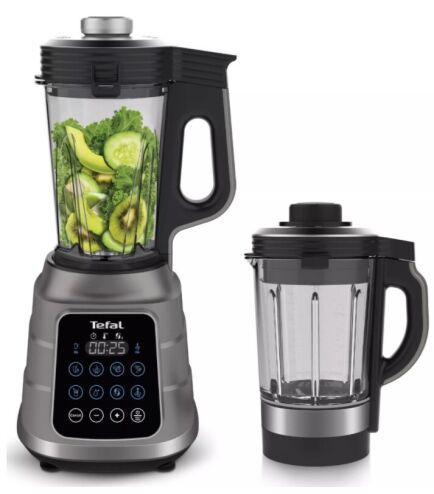 Блендер Tefal стационарный Ultrablend Vacuum Boost 1300Вт, чаша-2500мл, вакуумный, доп чаша 1400, серебристо-черный