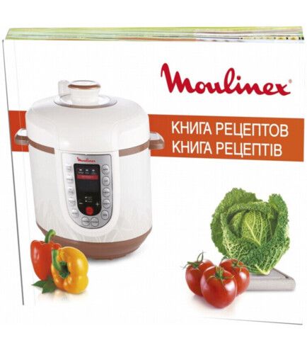 Мультиварка-скороварка Moulinex, 1000Вт, чаша-5л, сенсорное управл., металл/пластик, бронзово-черный