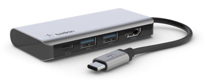 Хаб Belkin USB-C 4в1 Multiport Dock