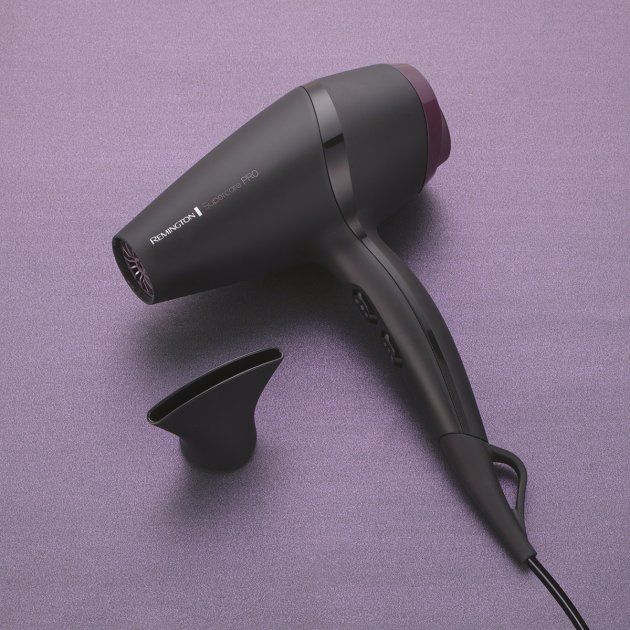 Фен Remington Supercare PRO 2100 AC motor, 2100Вт, режимов-3, иониз-я, хол. обдув, черный