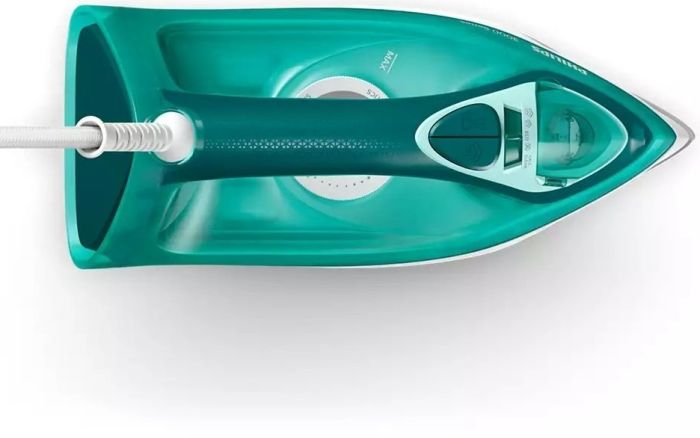 Утюг Philips 3000 series, 2400Вт, 300мл, паровой удар -180гр, постоянный пар - 40гр, керам. подошва, бирюзовый