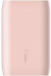 Акумулятор портативний літій-іонний Power Bank Belkin 10000мА·год, 15Вт, 2хUSB-A/USB-C, рожевий