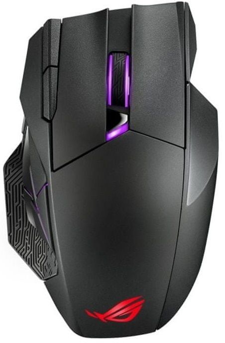Мышь ASUS ROG Spatha X, RGB, USB-A/WL, чёрный