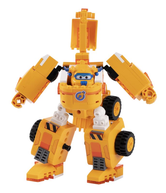 Конструктор-трансформер Super Wings Small Blocks 2-in-1 Buildable Transforming Vehicle Донни (Donnie)