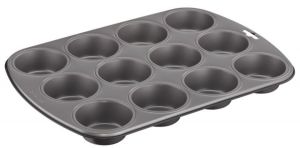 Форма для випікання мафінів Tefal Easybake baking, на 12шт, 38х27х3 см, вуглецева сталь