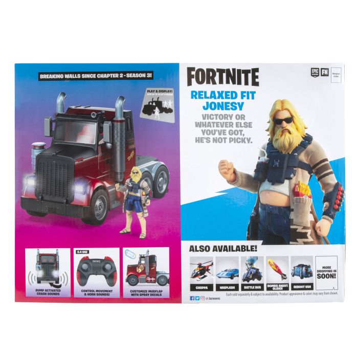 Машинка на р/у Fortnite Deluxe Feature Vehicle RC Mudflap, Relaxed Fit Jonesy