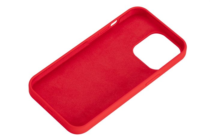 Чехол 2Е Basic для iPhone 13 Pro, Liquid Silicone, красный