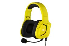 Гарнітура ігрова 2E GAMING HG340, mini-jack/dual 3.5мм, RGB, 2м, жовтий
