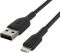 Кабель USB-A > Lightning зарядки/синхронизации Belkin 2м, витой, черный