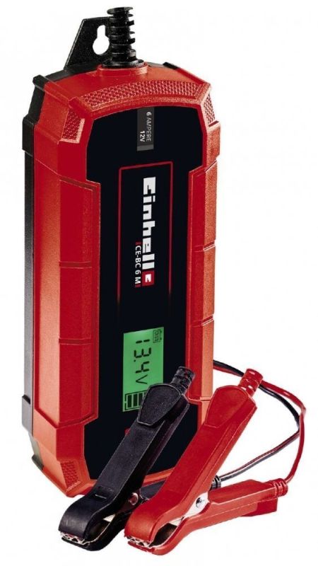 Зарядное устройство Einhell CE-BC 6 M, 12В, 3-150Аг, макс 6А, микропроцессорный контроль